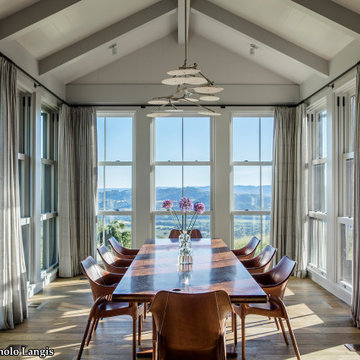 Triple Hung Weight & Chain Windows