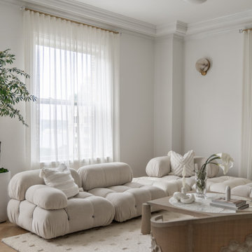 Sheer White Elegance - Upper West Side, NYC, full home removation