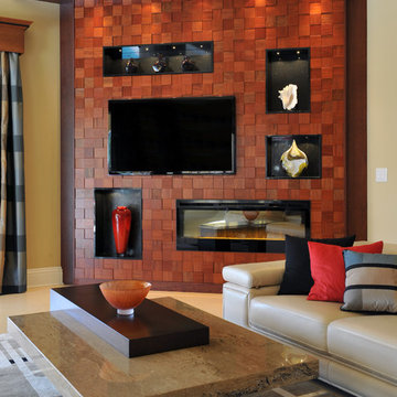 Family Room Feature Wall