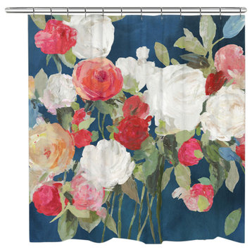 Moody Florals Shower Curtain