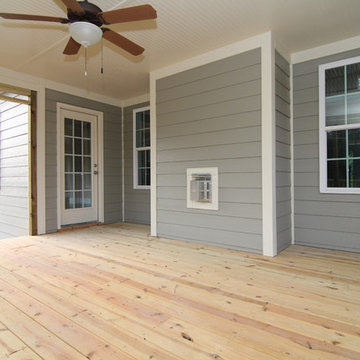 Screen porch with deck