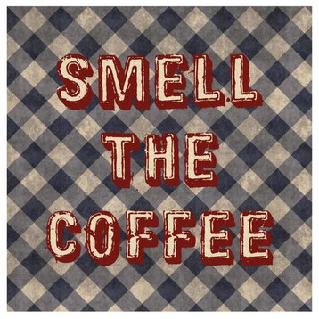 "Smell the Coffee" Digital Paper Print by BG.Studio, 32"x32"