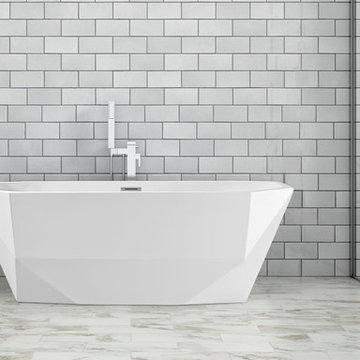 Crystal 63" Freestanding Bathtub Ideabook