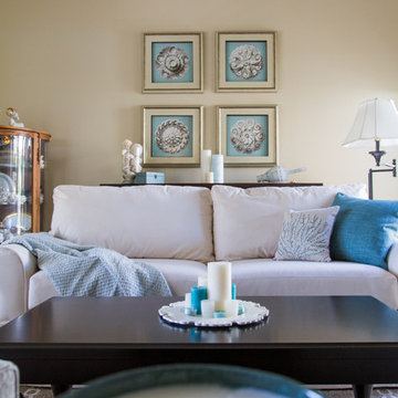 Orange Living Room