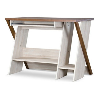 Rhombus Writing Desk Transitional Desks And Hutches by