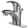 Ultra Faucets UF3412X Single Handle Bathroom Faucet, Brushed Nickel