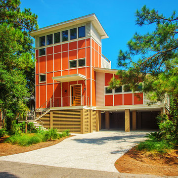 Modern Beach Cottage at Folly