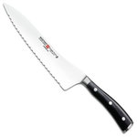 Wusthof - Wusthof Classic Ikon - 8" Deli Knife - *This knife features an astonishing and well thought out design: The offset handle.