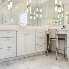 Master bathroom vanity look