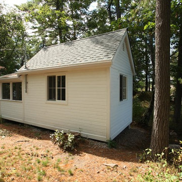 Retaining Original Charm-Bunkie Rebuild on Stoney Lake