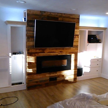 Our Wall Mount TV Recessed Power & Cable Box Installations