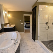 Hexagon shower tile