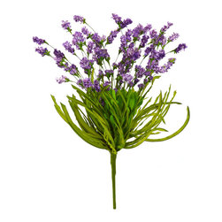 Shea's Wildflower - 20" Larkspur Bush, Lavender - Wreaths And Garlands