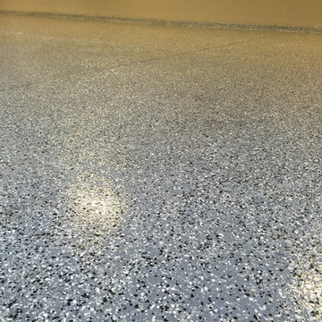 Garage: Marble Flake Epoxy