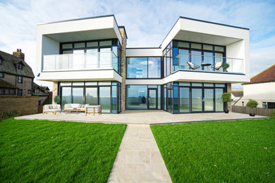 Contemporary house exterior in Kent.
