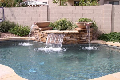 Example of a classic pool design in Phoenix
