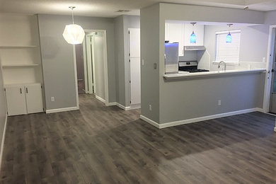 Inspiration for a modern home design remodel in Austin