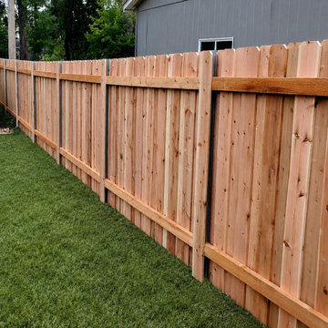 Traditional Cedar Privacy Fence
