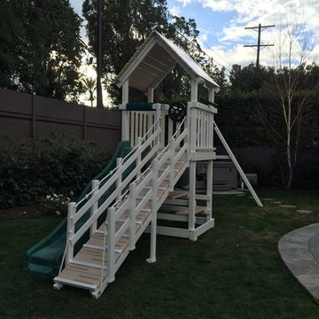 2017 Vinyl Play Structure / Playset Installations Los Angeles