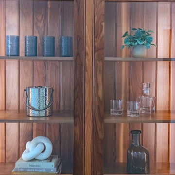 Traditional Walnut Cabinetry