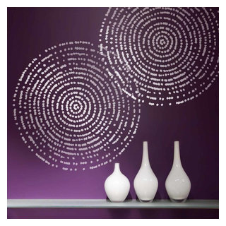 Resonance Wall Art Stencil Large Stencils for Painting Modern