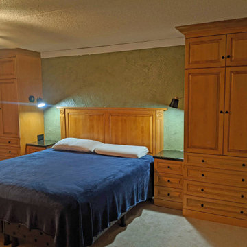 Check out our Custom Traditional Raised Panel Built-In Bedroom Furniture Project