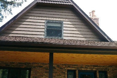 Winfield, IN Exterior Porch Ceiling Installation & Cedar Oil Stain