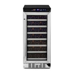 Whynter - Whynter Wine Refrigerator. 33-Bottle Built-In Wine Refrigerator BWR-33SD - Wine And Bar Tools
