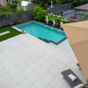 Aurora Costom Concrete Pool and Landscaping