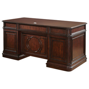Hooker Furniture Telluride Wood Panel Executive Desk 563