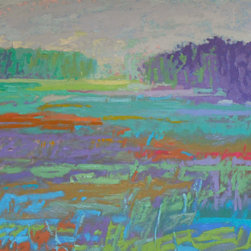 Color Field XXXVI  20 x 20 oil on wood - Paintings