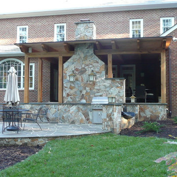 Goochland Timber Framed Porch
