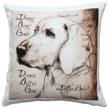 What Makes a Dog Throw Pillow, 17x17