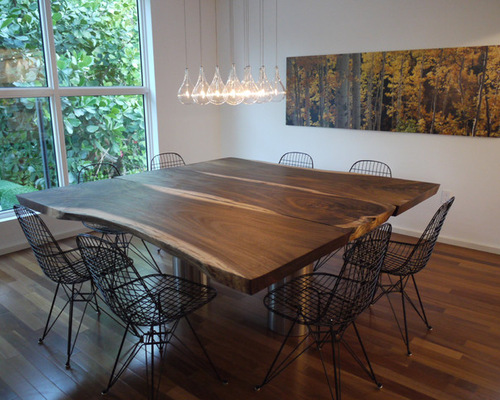 Raw Wood Dining Table | Houzz