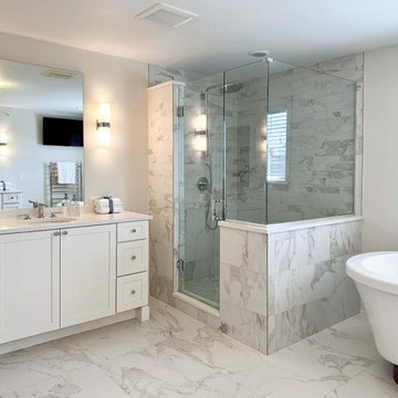Elegant Master Bath in Barrington
