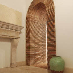 Arched Stone Door Surround - Windows And Doors