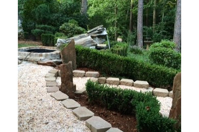 This is an example of a landscaping in Atlanta.