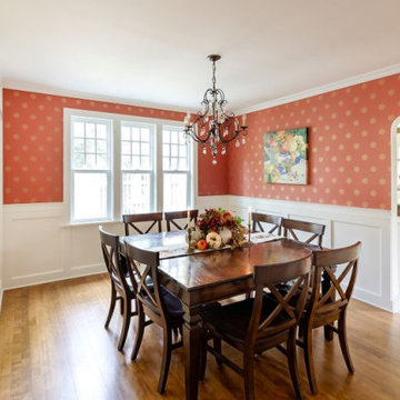 Storybook English Cottage Living & Dining Rooms