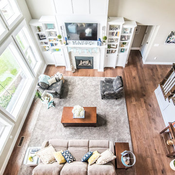 The Remington- Living Room View From Loft