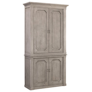 Mission Solid Mango Wood Large White Clothing Armoire Wardrobe Transitional Armoires And Wardrobes By Sierra Living Concepts Houzz