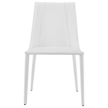Kalle Side Chair, White, Set of 1