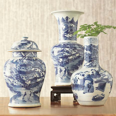 Asian Vases by Gump's