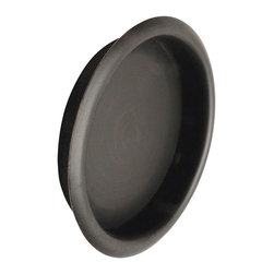 Designers Impressions - 2-1/8" Pocket Door Cup Pull, Oil Rubbed Bronze - Pocket Door Hardware