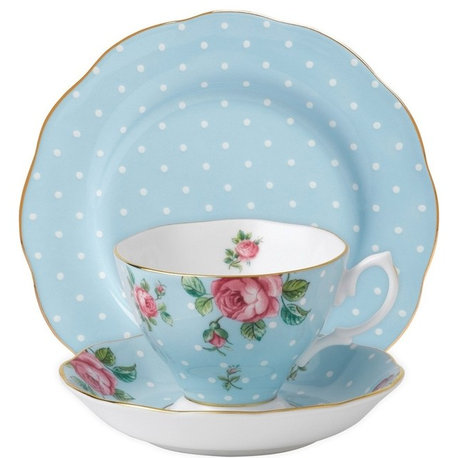 Royal Albert Polka Blue 3-Piece Set