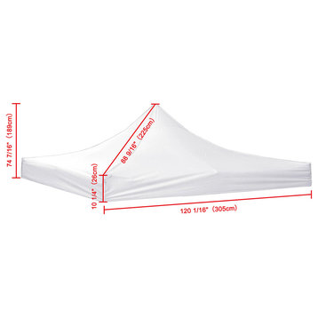 InstaHibit 10x10Ft Replacement Pop up Canopy Top Cover UV30+ Outdoor Yard