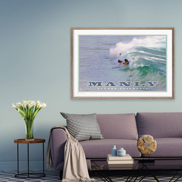 Manly Beach Art Print