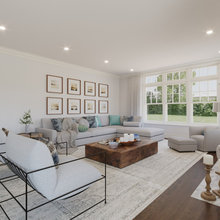 Kitchen and Great room renderings