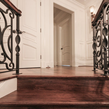 Project #74 | Circular Staircase with Hand-Forged Metal Panels