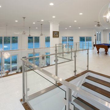 Staircase leading to Game-Room (Overlooking Living-Kitchen Space)