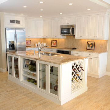 Moorings waterfront open kitchen remodel
